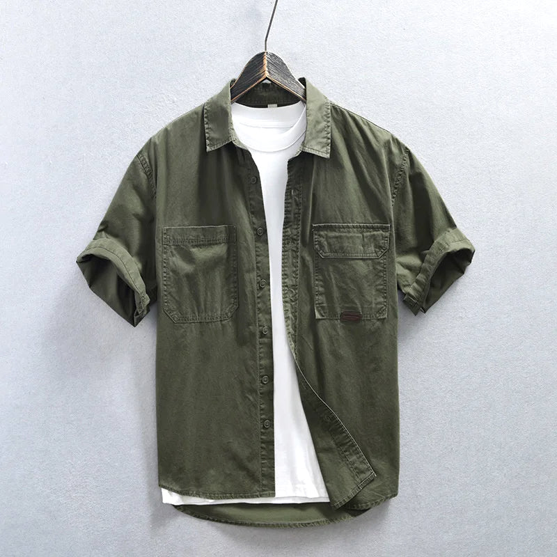 Manhattan Retro Cargo Shirt - Hayes Carter