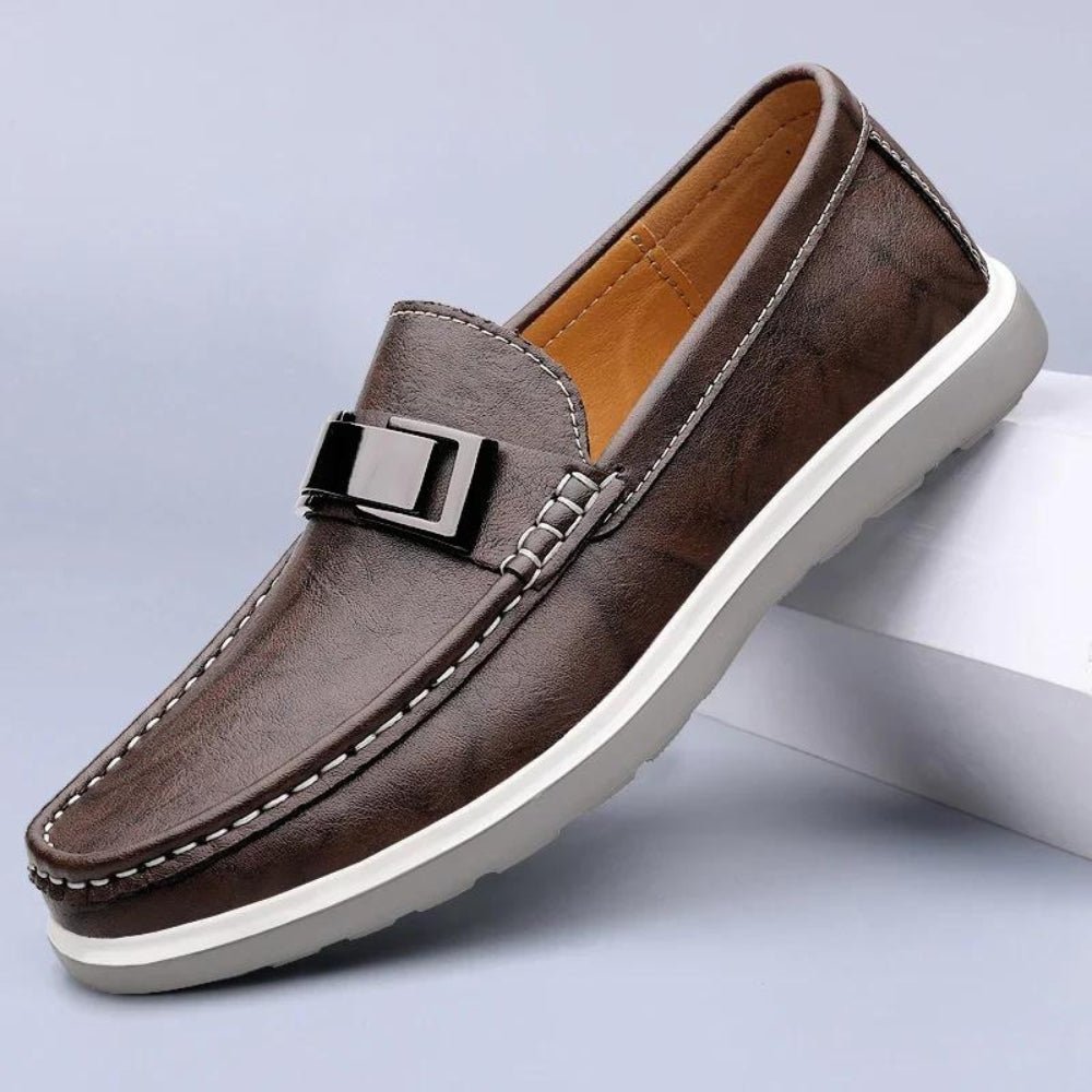 Murano Genuine Leather Loafers - Hayes Carter